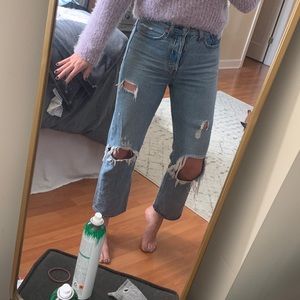 Levi wedgie straight jeans